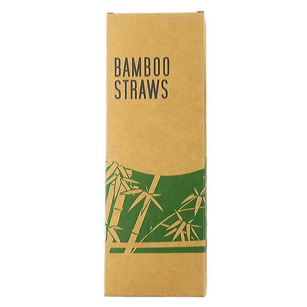 PandaBaw® 10 Stück Strohhalm aus Bambus - PandaBaw wiederverwendbar waschbar umweltfreundllich nachhaltig geschenk